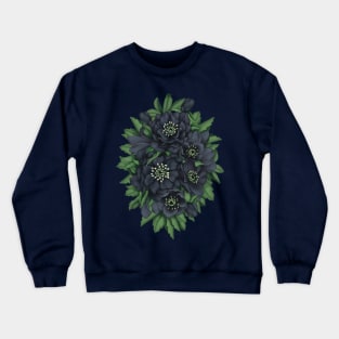 Roses in the Dark Bouquet Crewneck Sweatshirt